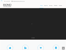 Tablet Screenshot of bondconstructionnyc.com